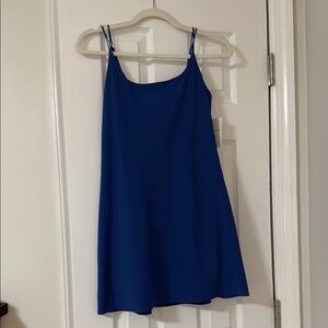 NWT abercrombie traveler mini dress in royal blue Small